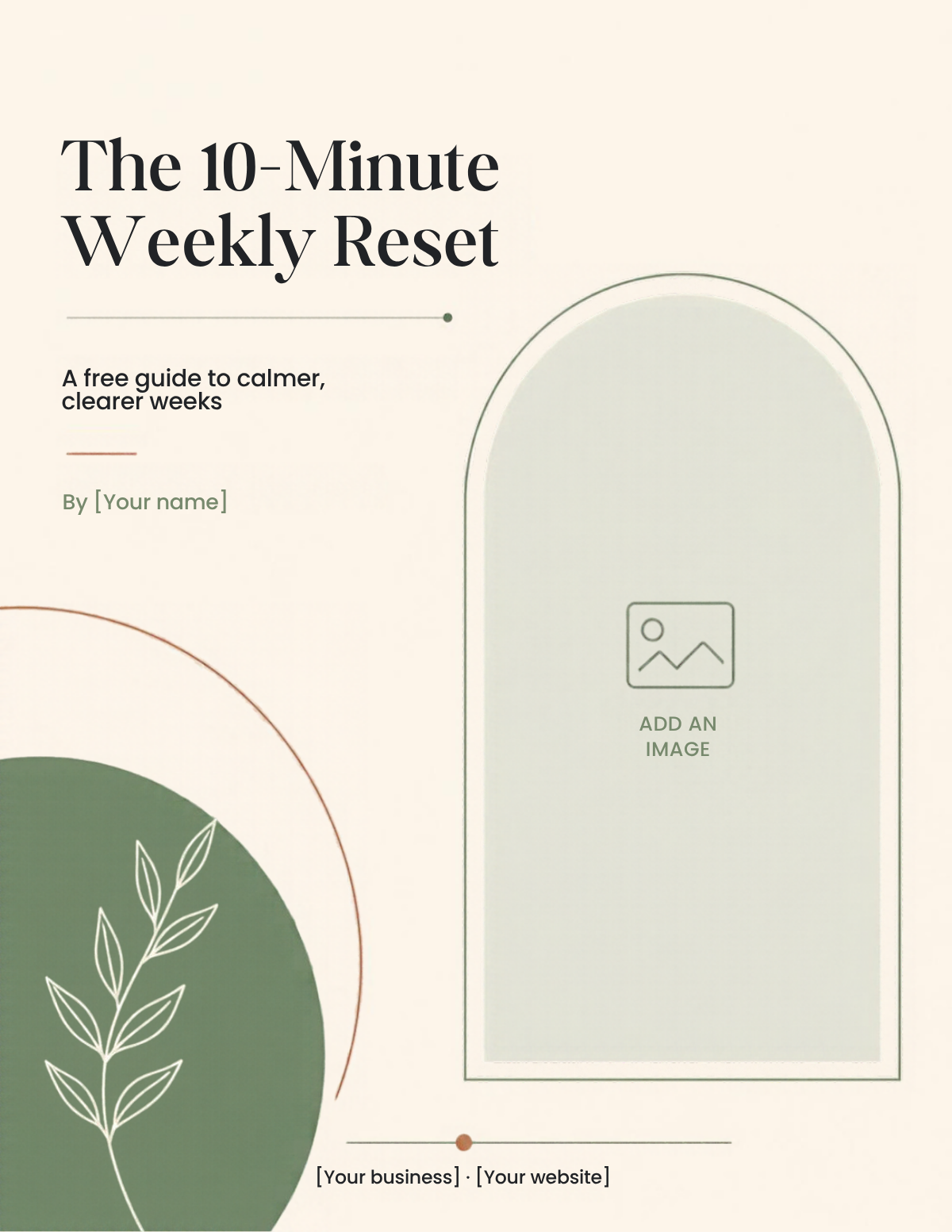 Lead-magnet ebook template cover
